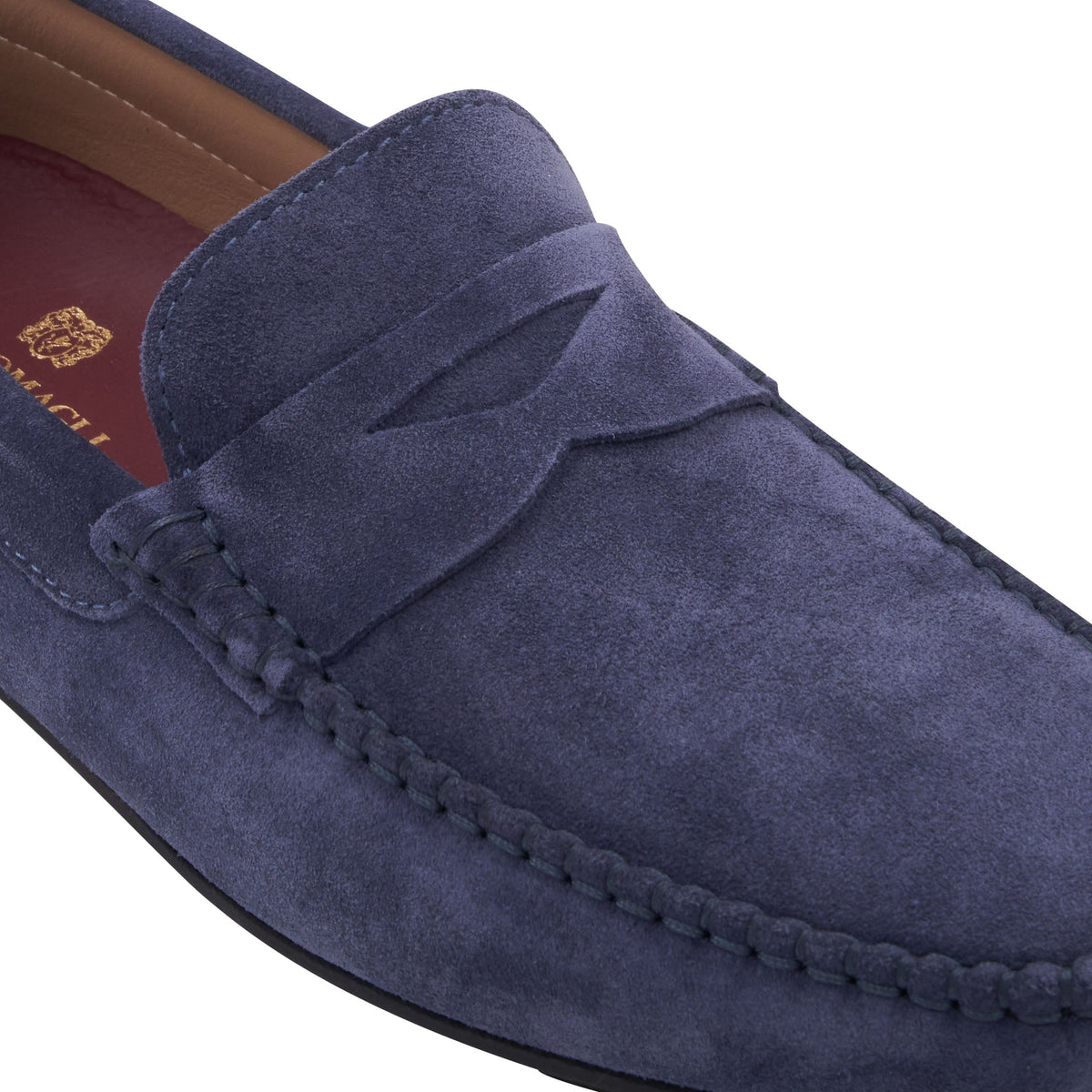 Taranto Light Blue Suede Men | Bruno Magli Special Offer
