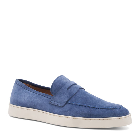 Prato Blue Suede Men | Bruno Magli Deals