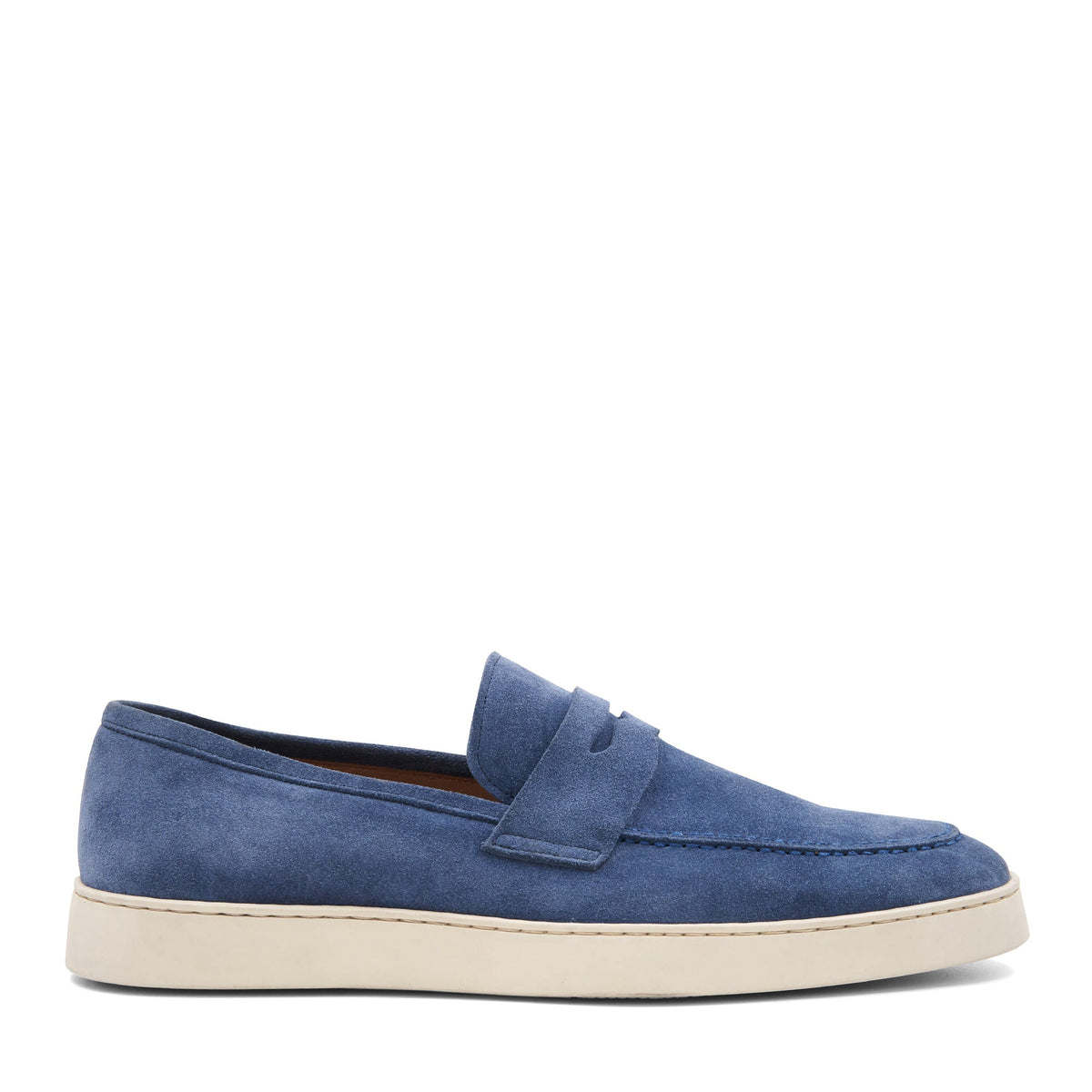 Prato Blue Suede Men | Bruno Magli Deals