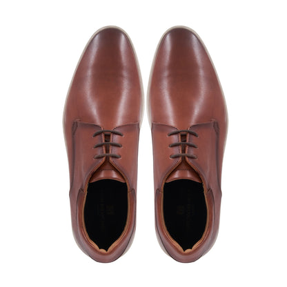 Prato Lace Up Cognac Men | Bruno Magli Exclusive