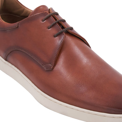 Prato Lace Up Cognac Men | Bruno Magli Exclusive