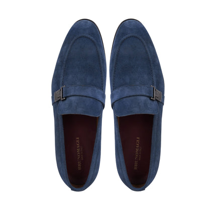 Arlo Light Blue Suede Men | Bruno Magli Smart Buy