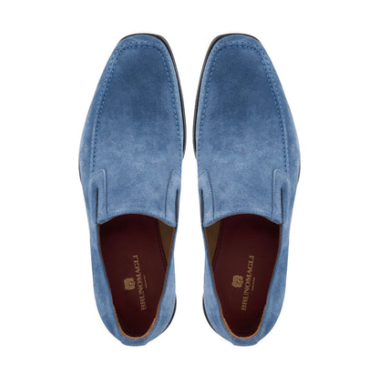 Raging Light Blue Suede Men | Bruno Magli Featured