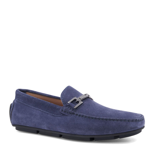 Taso Light Blue Suede Men | Bruno Magli Premium