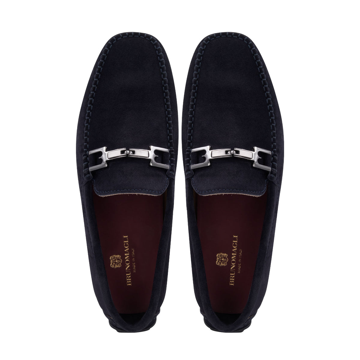 Taso Navy Suede Men | Bruno Magli Top Pick