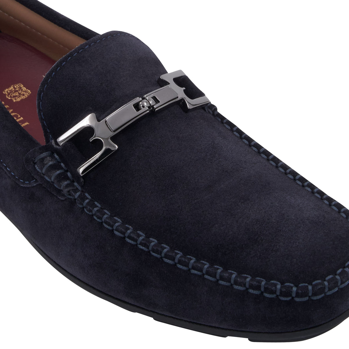 Taso Navy Suede Men | Bruno Magli Top Pick