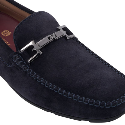 Taso Navy Suede Men | Bruno Magli Top Pick
