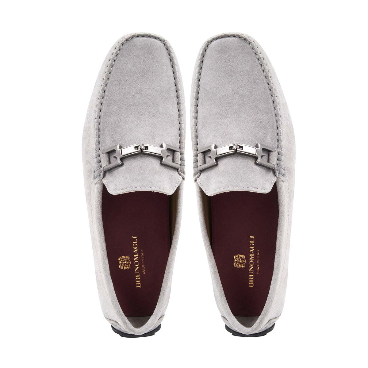 Taso Light Grey Suede Men | Bruno Magli Top Pick