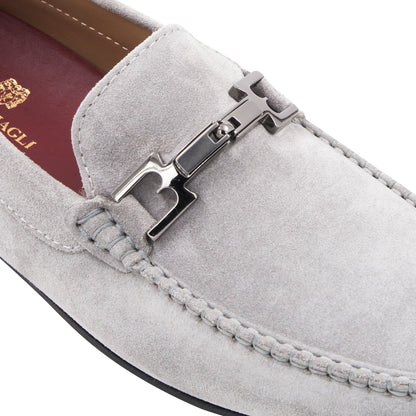 Taso Light Grey Suede Men | Bruno Magli Top Pick