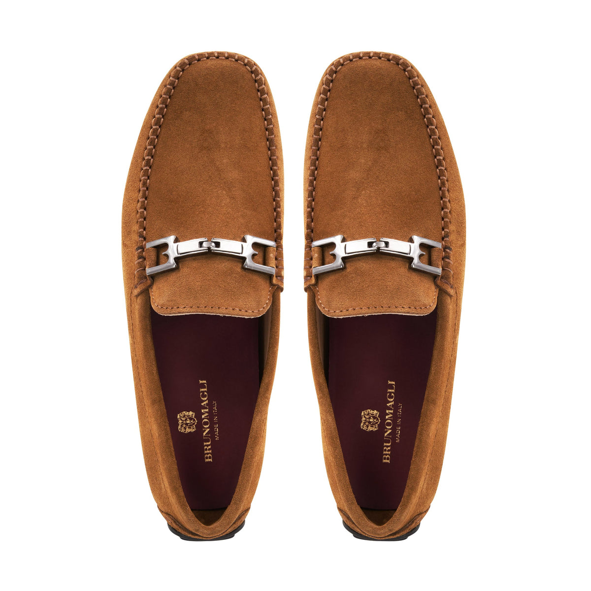 Taso Cognac Suede Men | Bruno Magli Smart Buy