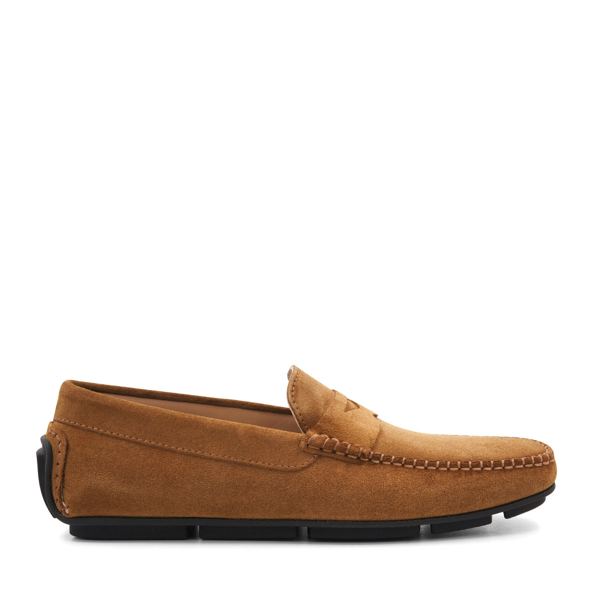 Taranto Cognac Suede Men | Bruno Magli Quality