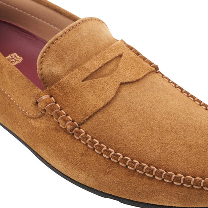 Taranto Cognac Suede Men | Bruno Magli Quality