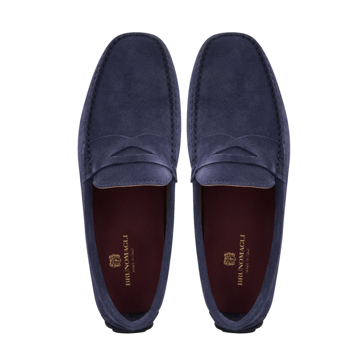 Taranto Light Blue Suede Men | Bruno Magli Special Offer