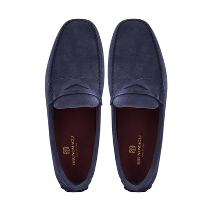 Taranto Light Blue Suede Men | Bruno Magli Special Offer