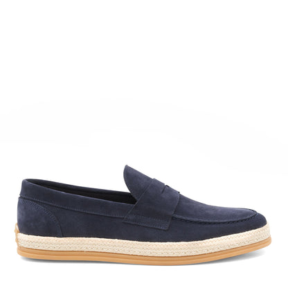Mens Alfama Navy Suede Men | Bruno Magli Featured