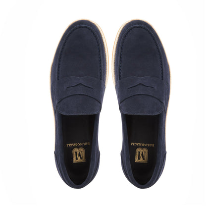 Mens Alfama Navy Suede Men | Bruno Magli Featured