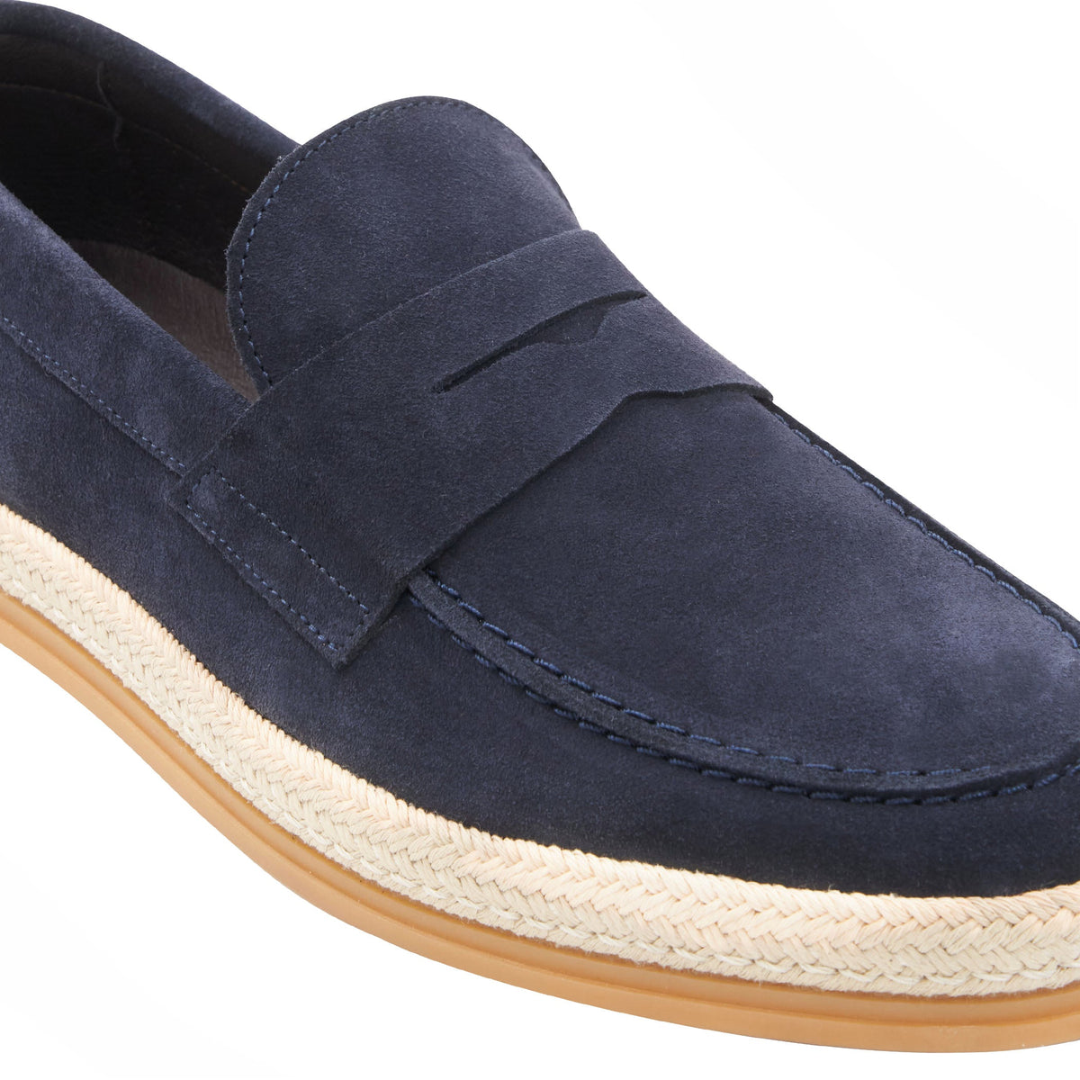 Mens Alfama Navy Suede Men | Bruno Magli Featured