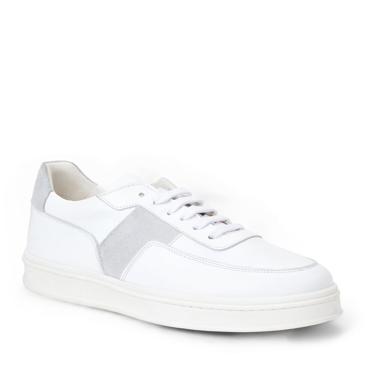 Ponza White/Ice Suede Men | Bruno Magli Hot Sale