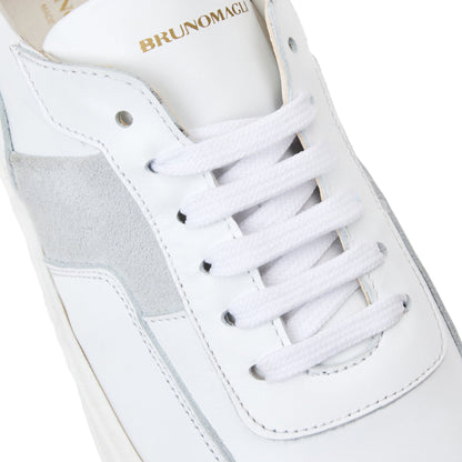 Ponza White/Ice Suede Men | Bruno Magli Hot Sale