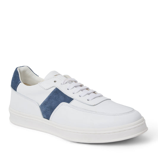 Ponza White/Jeans Suede Men | Bruno Magli New