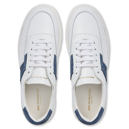 Ponza White/Jeans Suede Men | Bruno Magli New