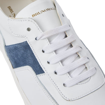 Ponza White/Jeans Suede Men | Bruno Magli New
