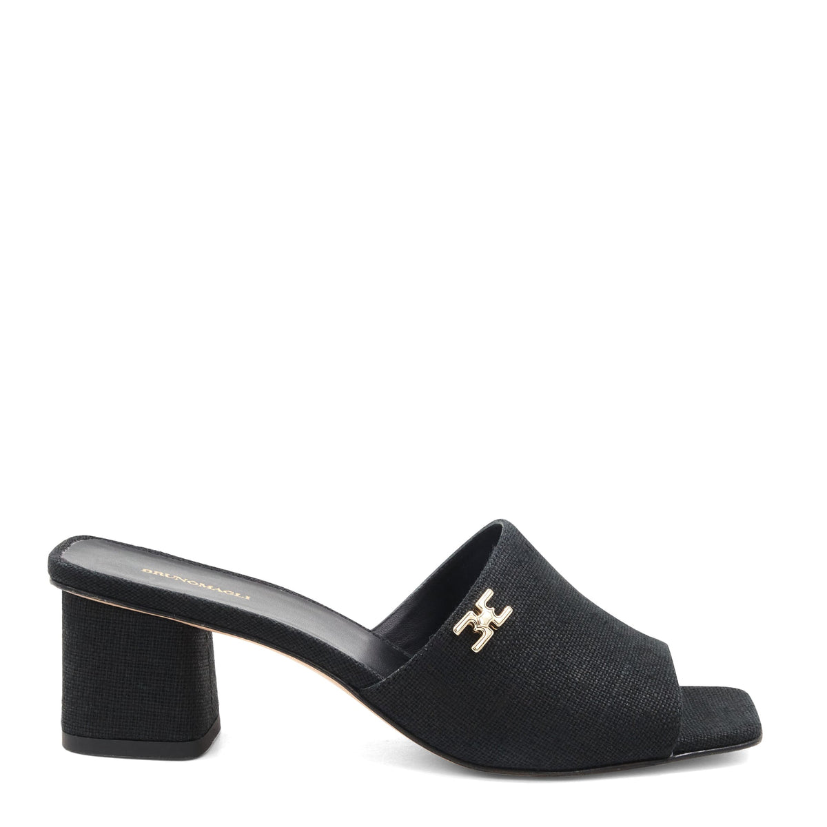 Alessandra Black Linen Women | Bruno Magli Discount