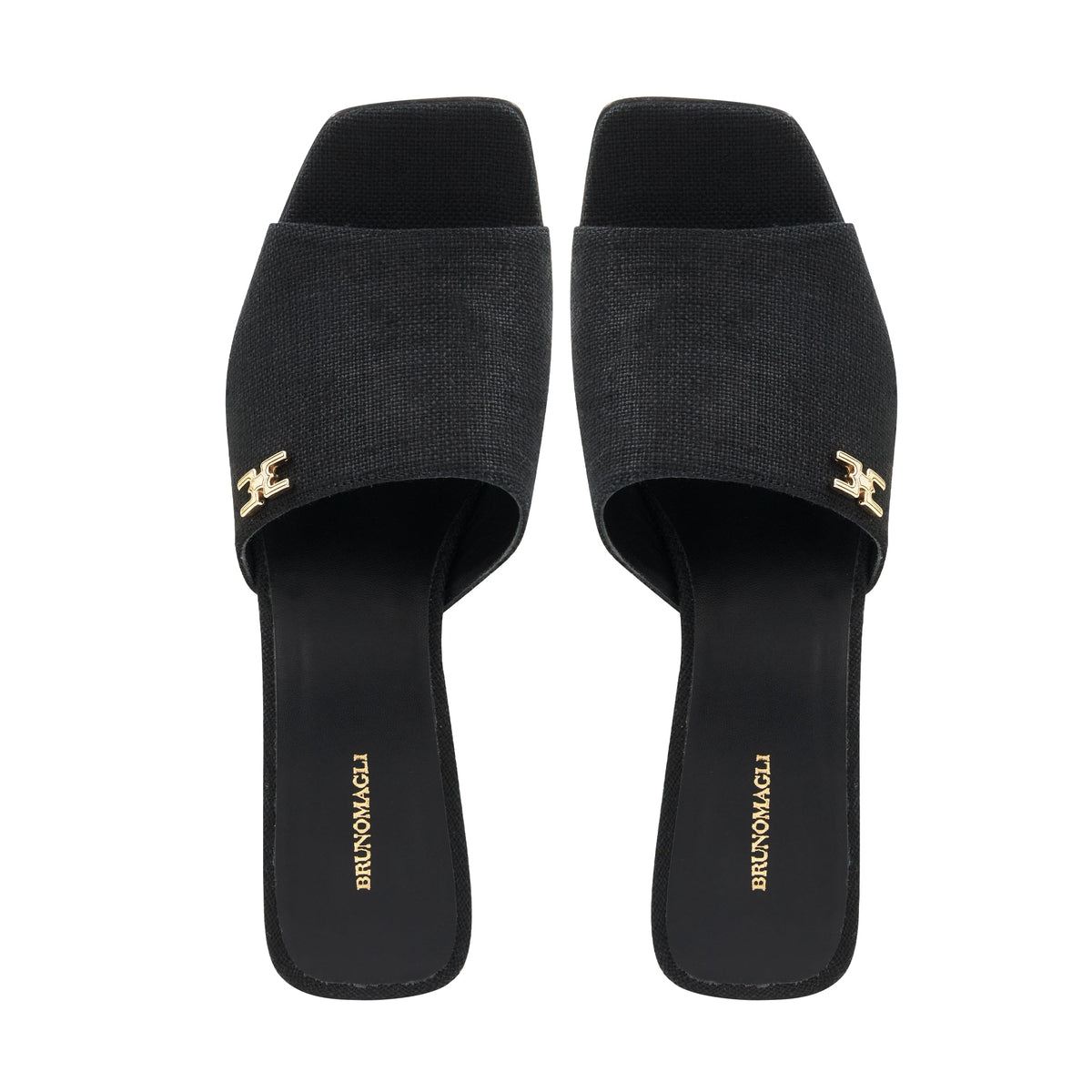 Alessandra Black Linen Women | Bruno Magli Discount