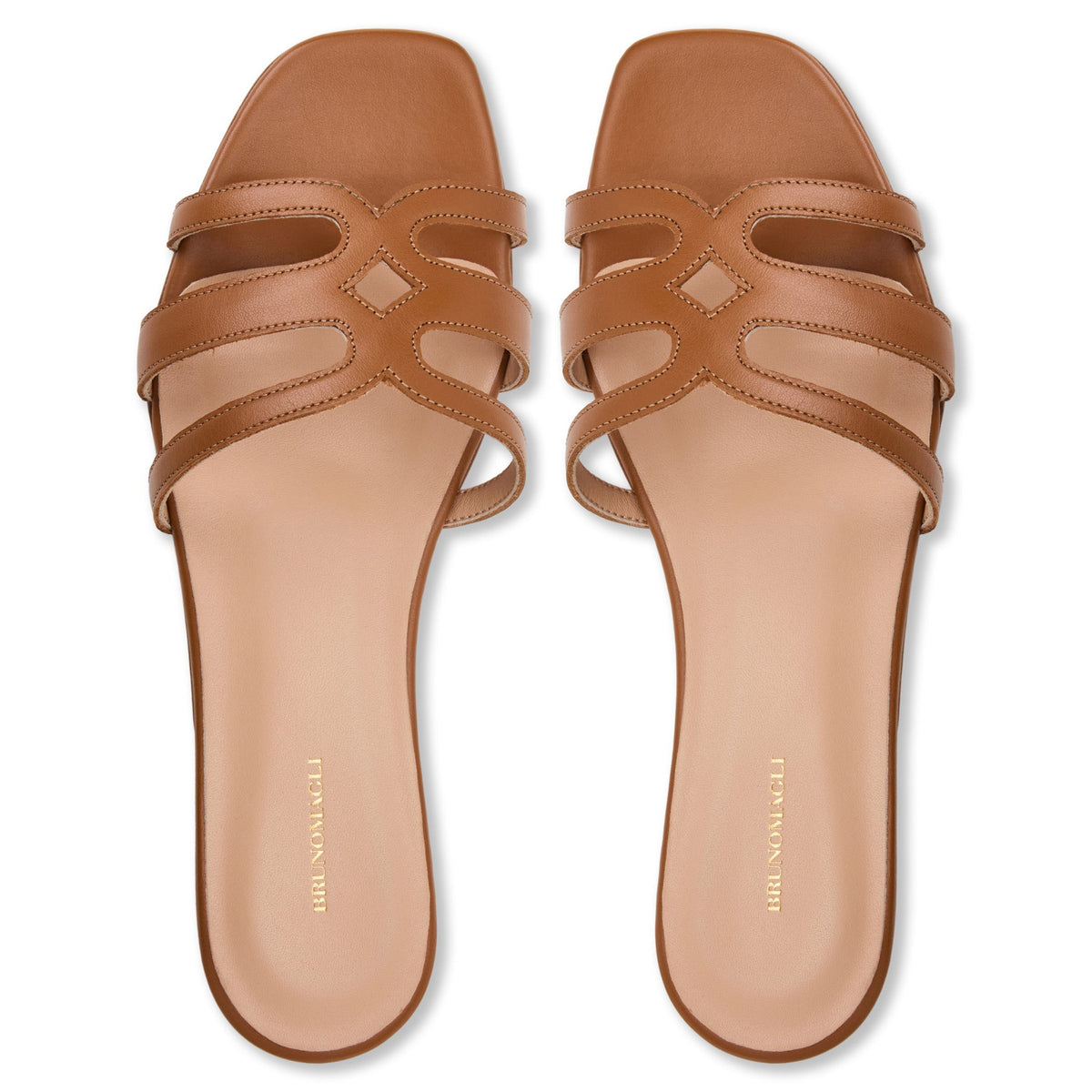 Flore Cognac Nappa/Tonal Women | Bruno Magli Customer Favorite