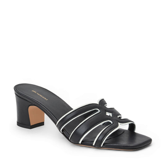 Enora Black Nappa/Bone Women | Bruno Magli Classic