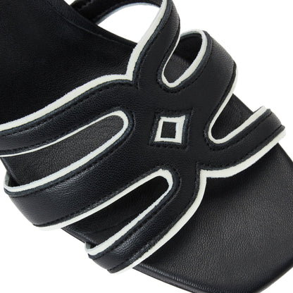 Enora Black Nappa/Bone Women | Bruno Magli Classic