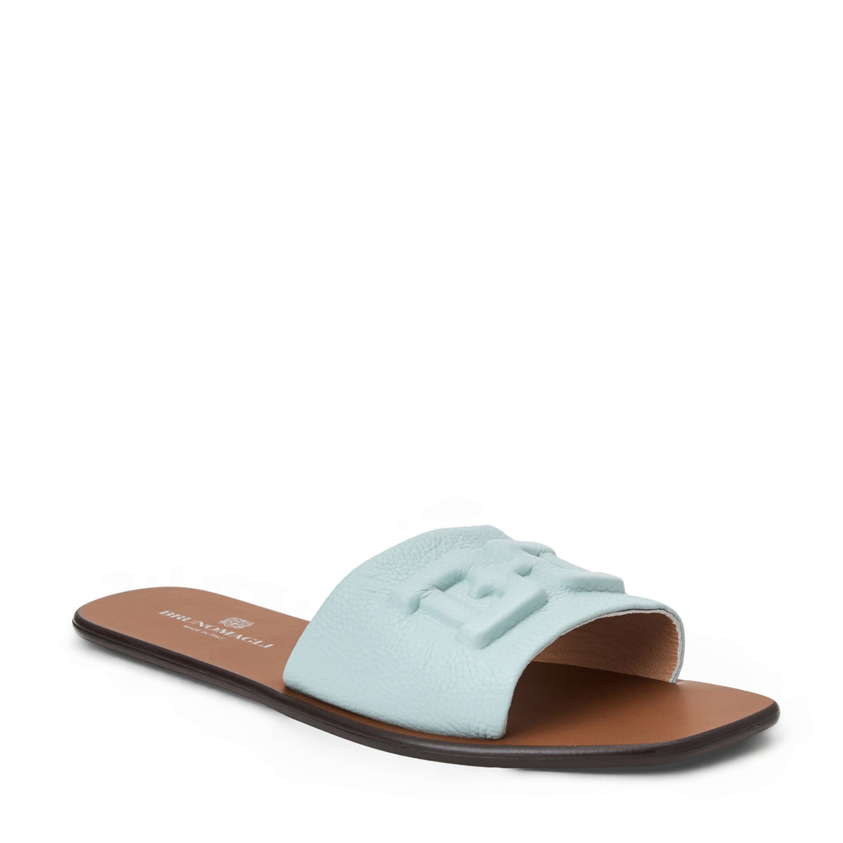 Aqua Sky Blue Tumbled Women | Bruno Magli Great Value