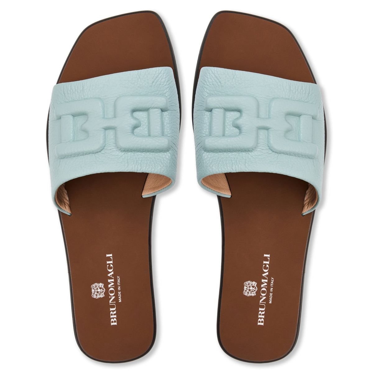 Aqua Sky Blue Tumbled Women | Bruno Magli Great Value