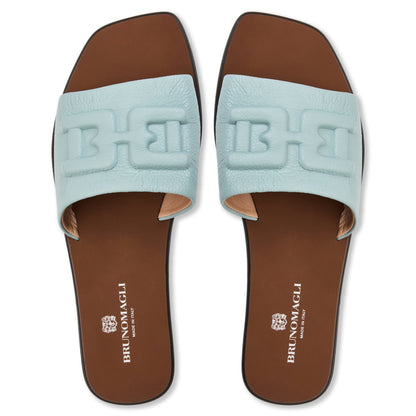 Aqua Sky Blue Tumbled Women | Bruno Magli Great Value