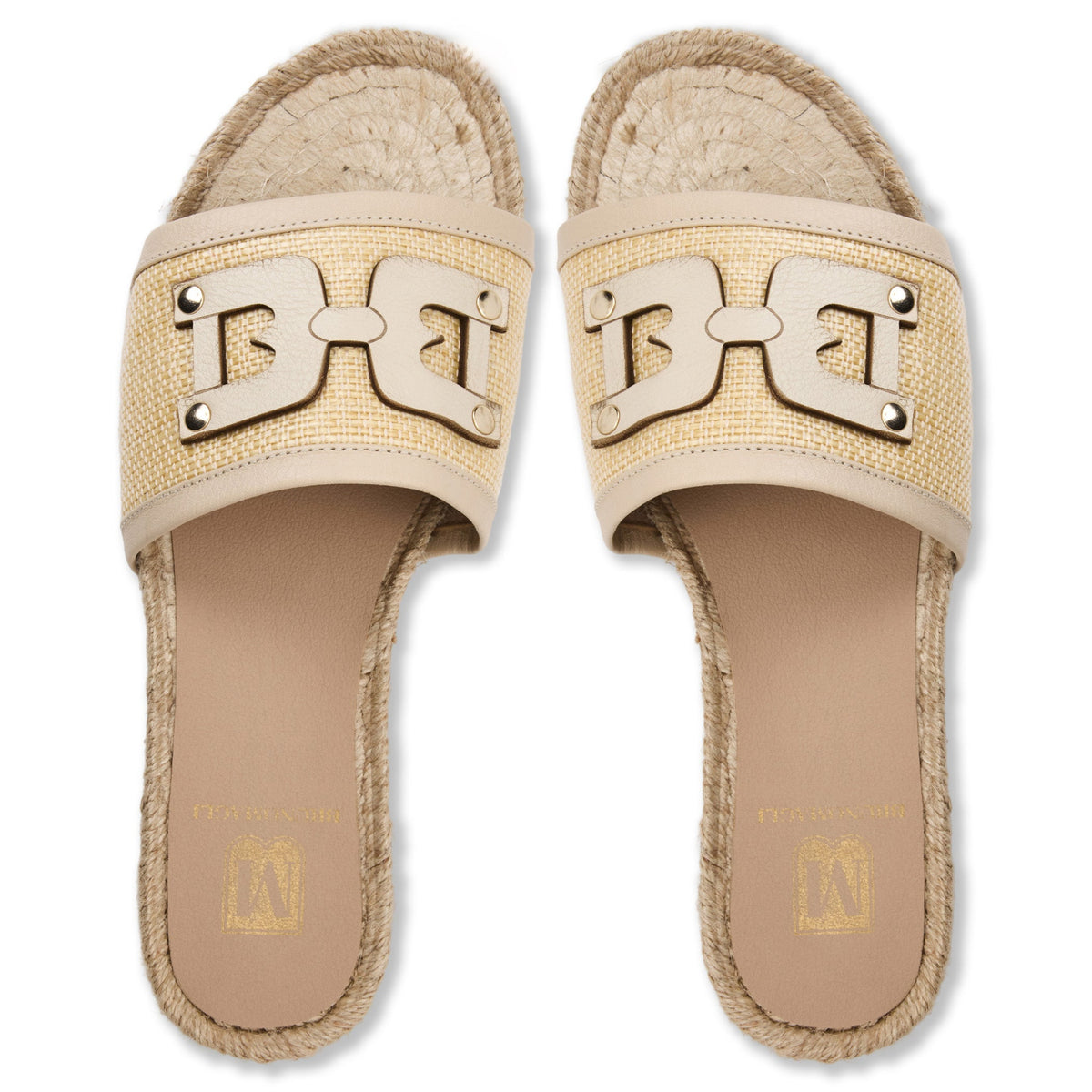 Sabina Natural Raffia/White Women | Bruno Magli Sale