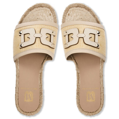Sabina Natural Raffia/White Women | Bruno Magli Sale