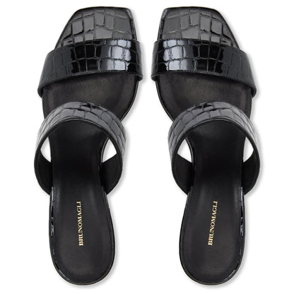 Vezza Black Patent/Croc Women | Bruno Magli Best Seller