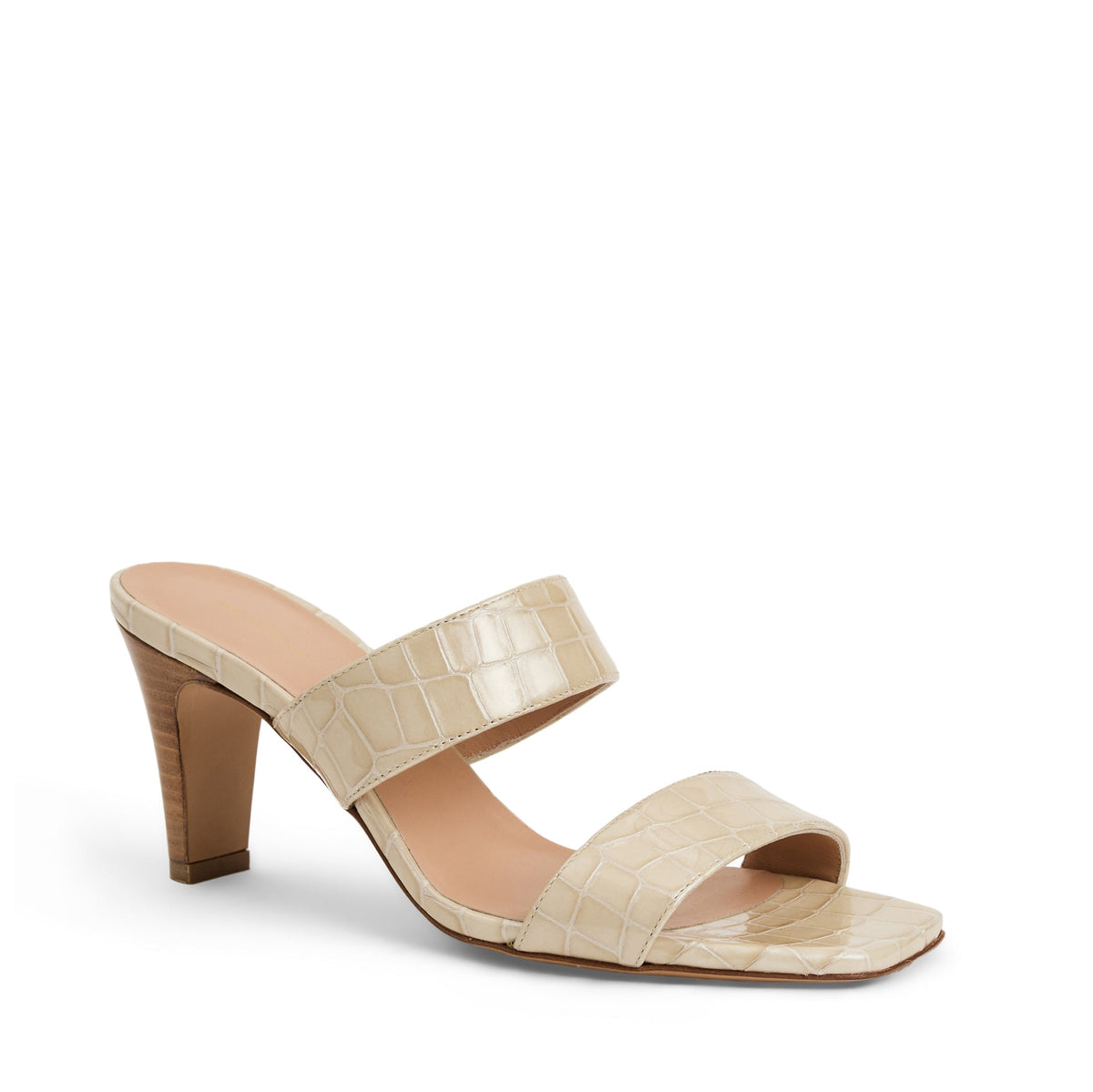 Vezza Sand Patent/Croc Women | Bruno Magli Essential