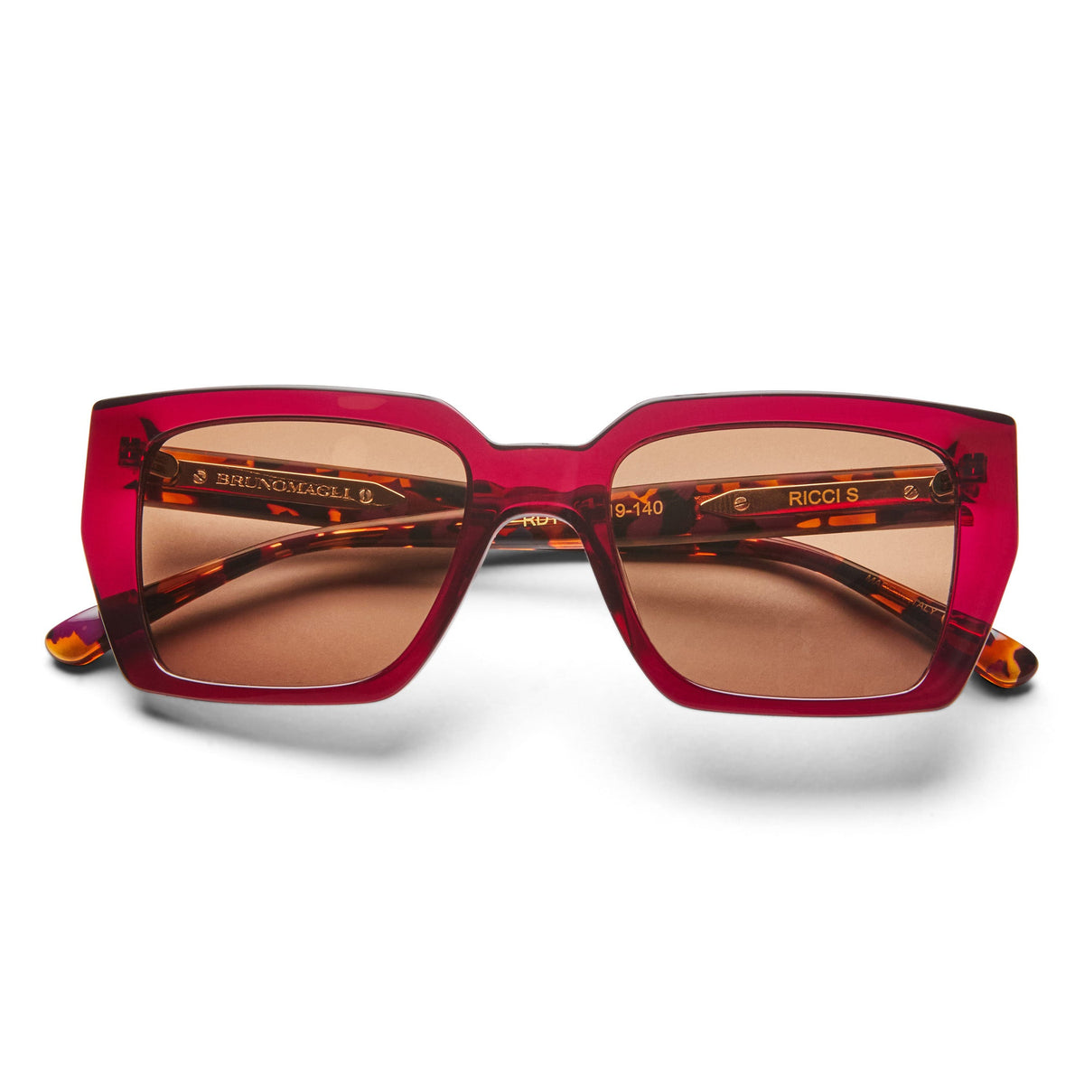 Ricci Sunglasses Red Tortoise Handbags & Accessories | Bruno Magli Special Offer