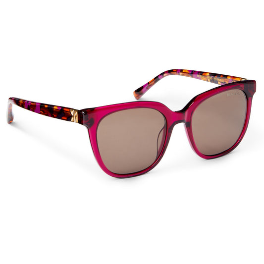 Monas Limited Edition Women's Oversized sunglasses Red Handbags & Accessories | Bruno Magli Signature