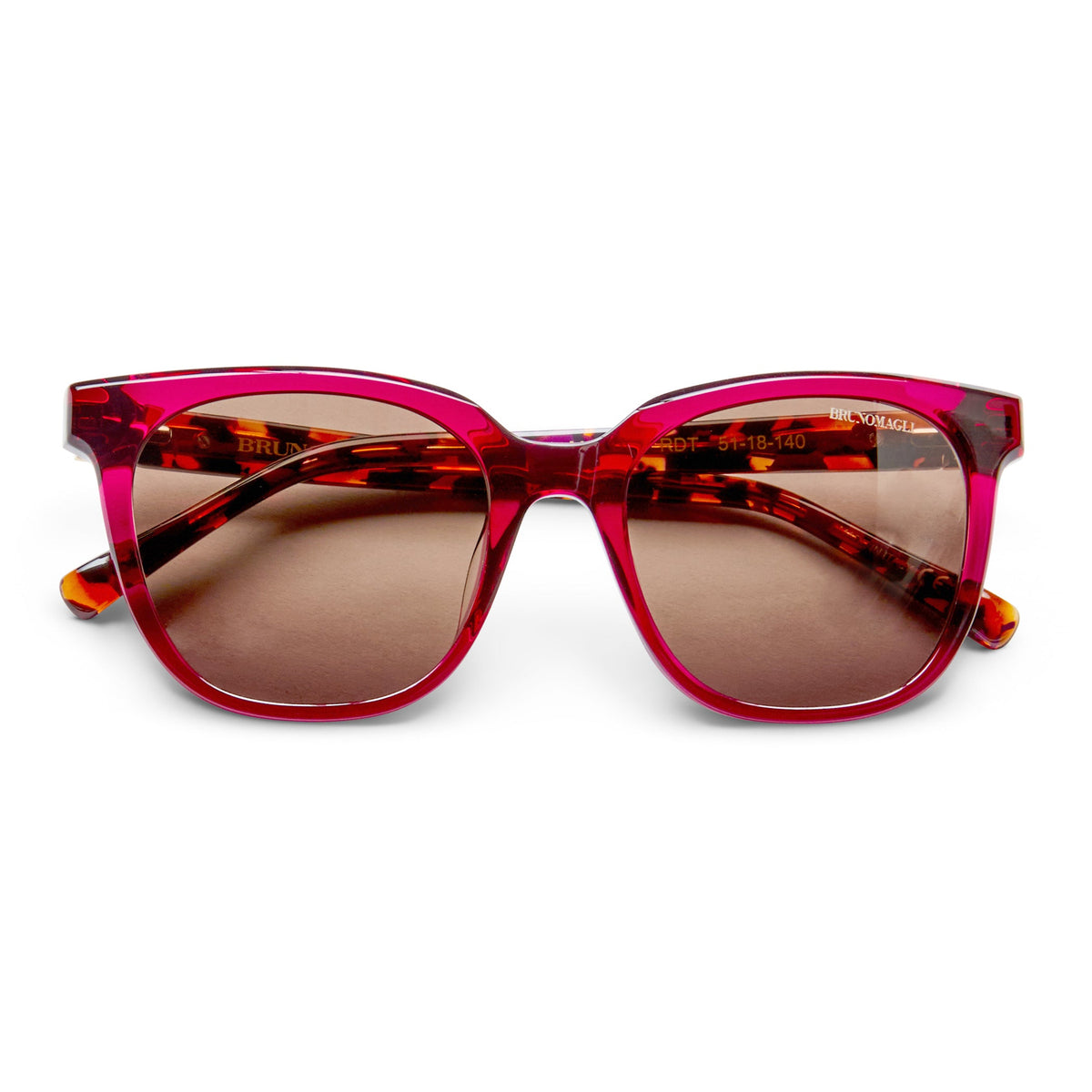 Monas Limited Edition Women's Oversized sunglasses Red Handbags & Accessories | Bruno Magli Signature