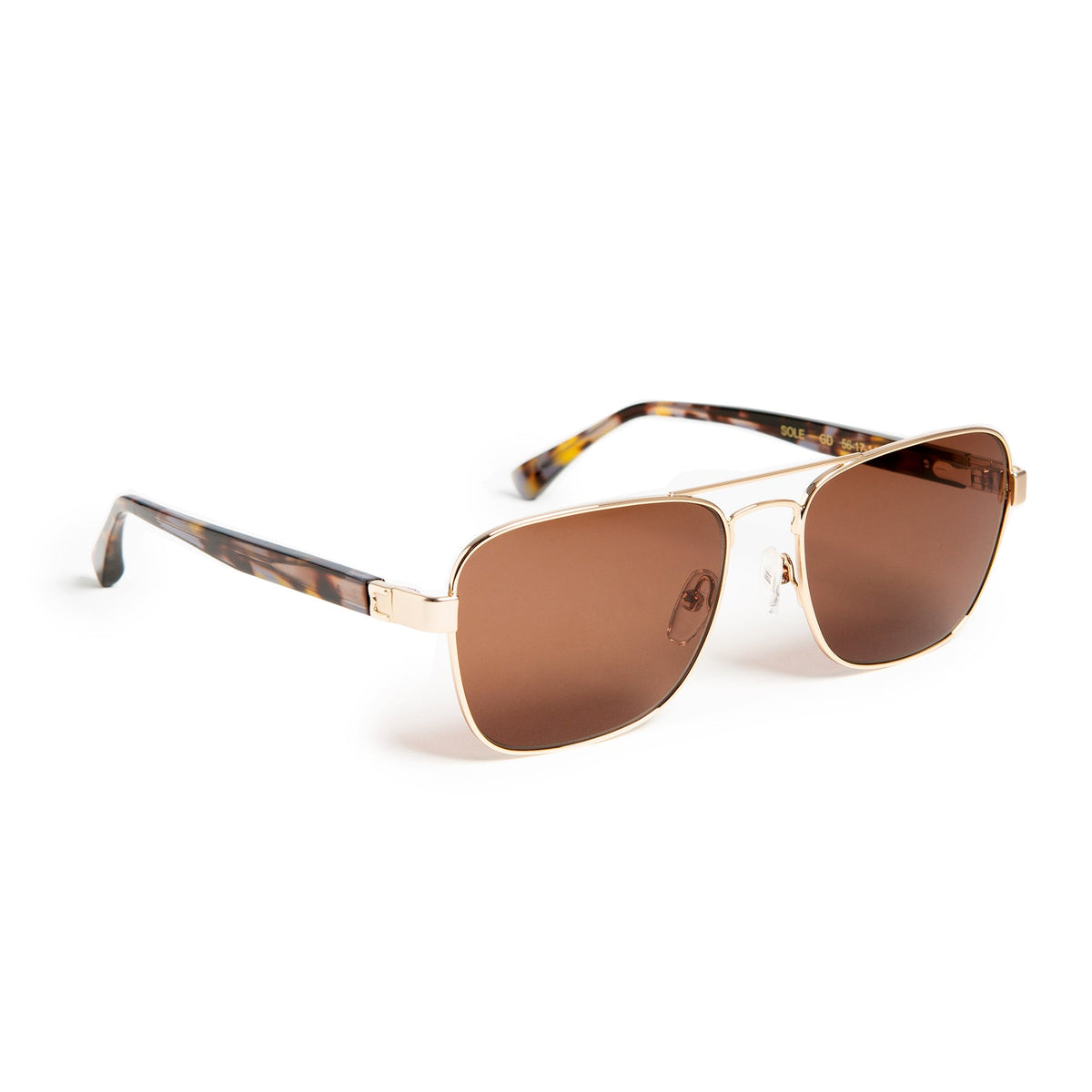 Sole Aviator Sunglasses - Gold Handbags & Accessories | Bruno Magli Popular