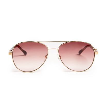 Costa Aviator Sunglasses - Gold Handbags & Accessories | Bruno Magli Everyday