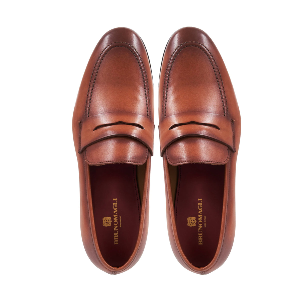 Preston Cognac Men | Bruno Magli Premium